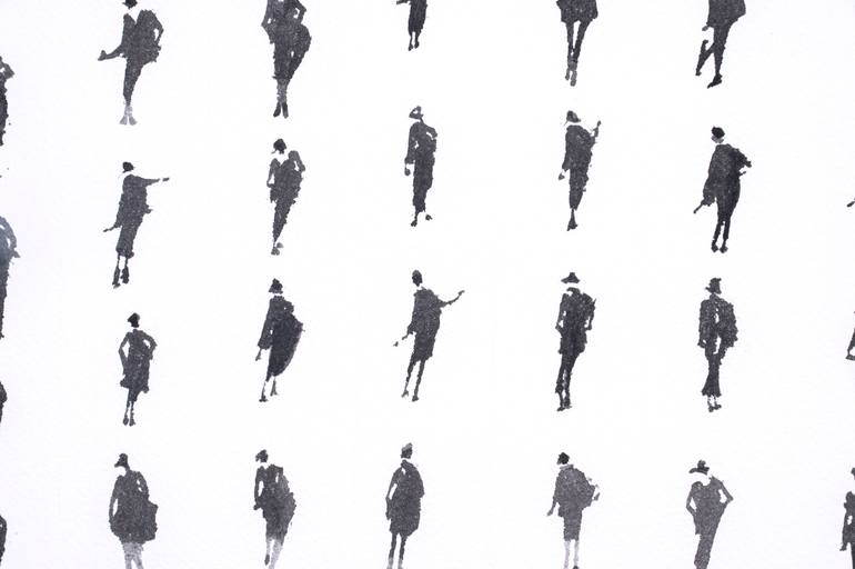 Original Minimalism Abstract Painting by Juana Cespedes