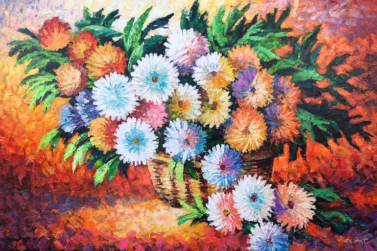 Mums The World 24x 36 Painting by Alexander Antanenka | Saatchi Art