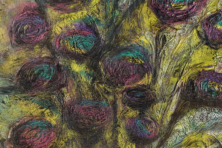 Original Abstract Expressionism Abstract Painting by Iliana Ovtcharova