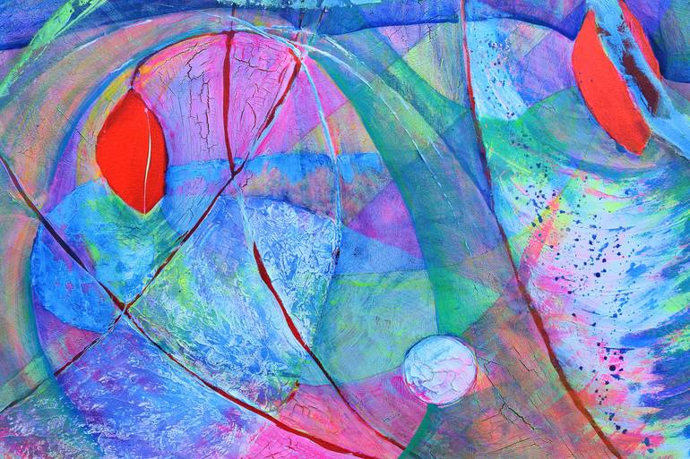 Original Abstract Expressionism Abstract Painting by Iliana Ovtcharova