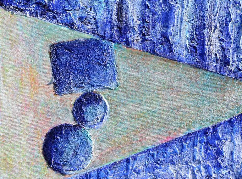 Original Abstract Expressionism Abstract Painting by Iliana Ovtcharova