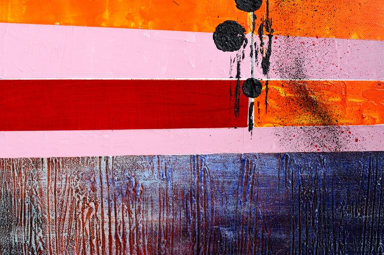 Original Abstract Expressionism Abstract Painting by Iliana Ovtcharova