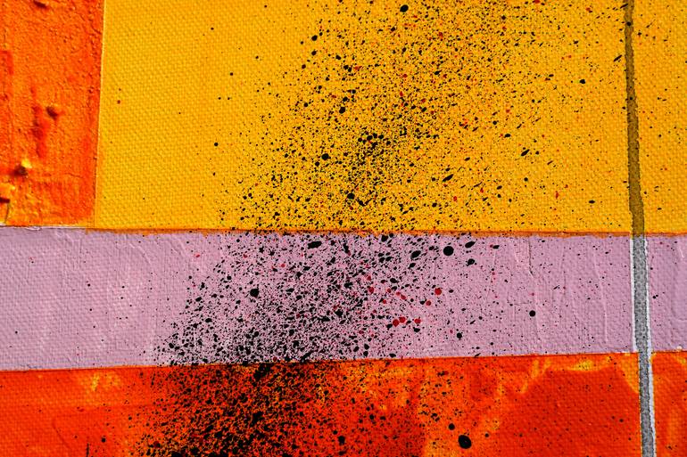 Original Abstract Expressionism Abstract Painting by Iliana Ovtcharova