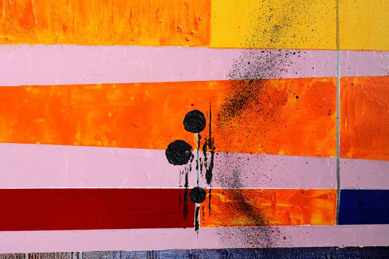 Original Abstract Expressionism Abstract Painting by Iliana Ovtcharova