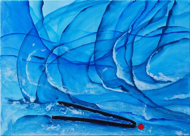 Print of Abstract Expressionism Abstract Paintings by Iliana Ovtcharova