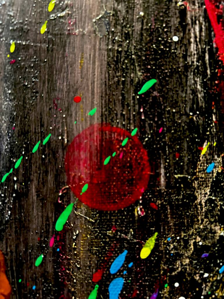 Original Abstract Expressionism Abstract Painting by Iliana Ovtcharova