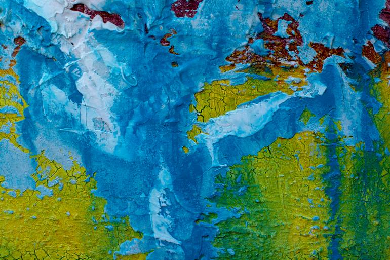 Original Abstract Expressionism Abstract Painting by Iliana Ovtcharova