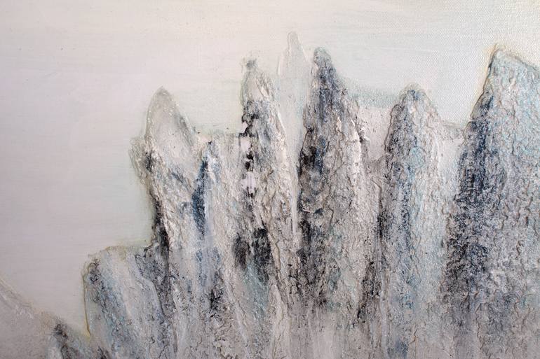 Original Abstract Landscape Painting by Iliana Ovtcharova