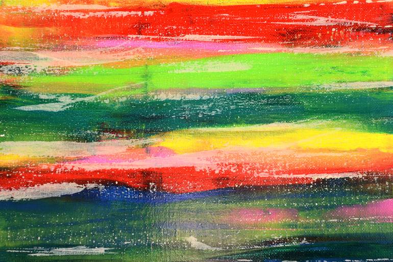 Original Abstract Expressionism Abstract Painting by Iliana Ovtcharova