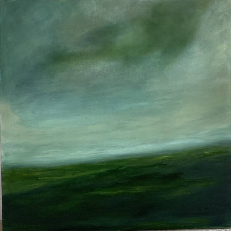 Original Expressionism Landscape Painting by Terri J Rice