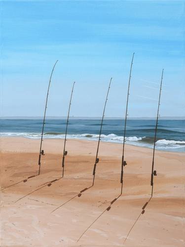Original Fine Art Beach Paintings by Russell Phillips