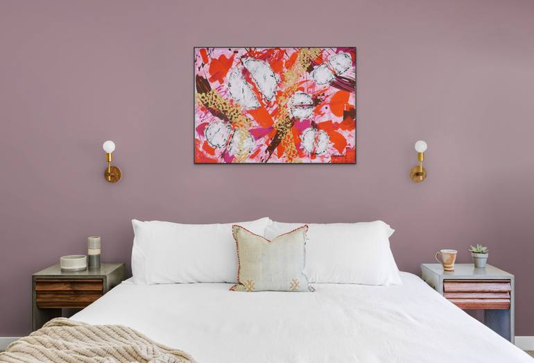 Original Abstract Expressionism Abstract Painting by Yuriy Tsybenko