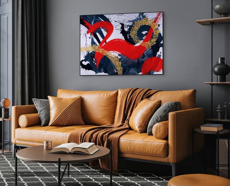 Original Abstract Painting by Yuriy Tsybenko