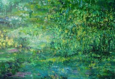 Original Impressionism Nature Paintings by Corinne Foucouin