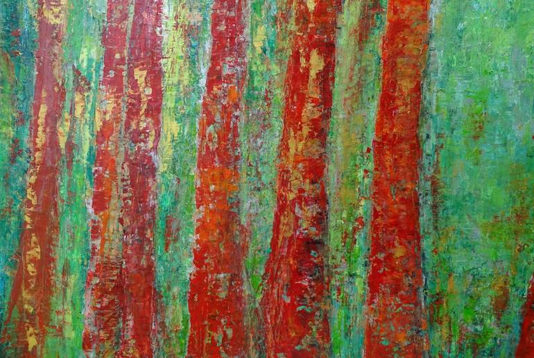 Original Impressionism Nature Painting by Corinne Foucouin