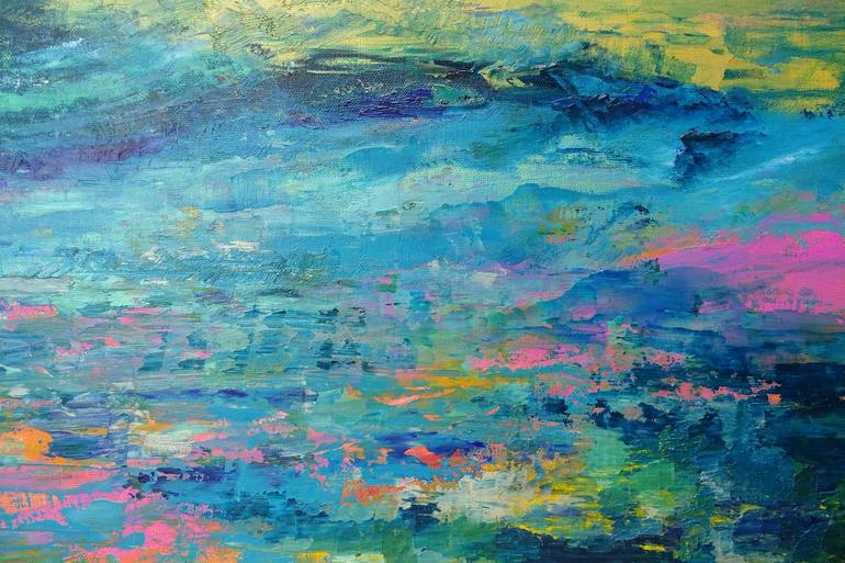 Original Abstract Painting by Corinne Foucouin