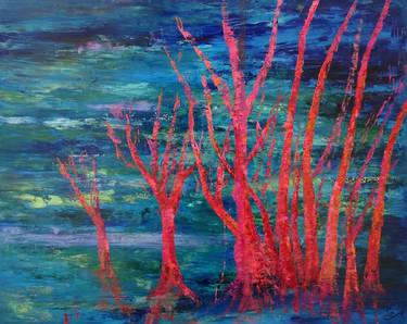 Print of Expressionism Nature Paintings by Corinne Foucouin