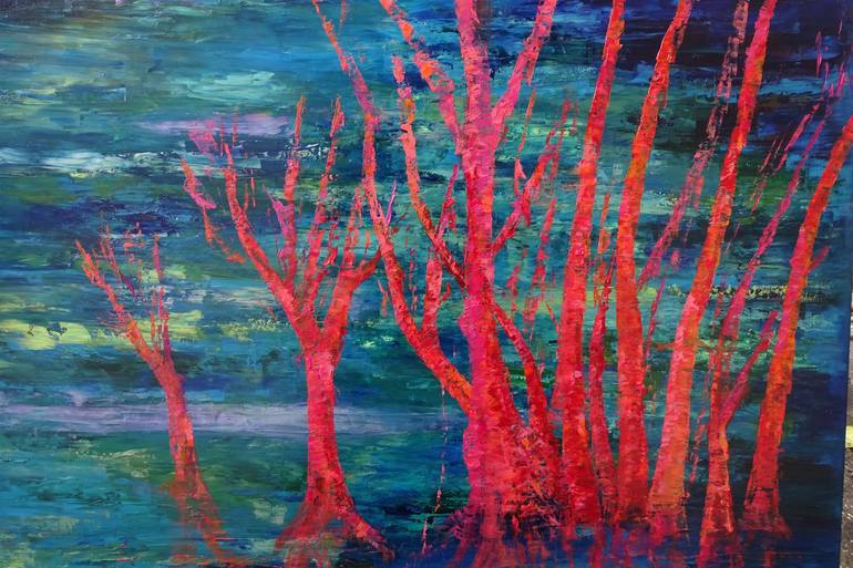 Original Contemporary Nature Painting by Corinne Foucouin