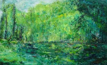 Print of Impressionism Nature Paintings by Corinne Foucouin