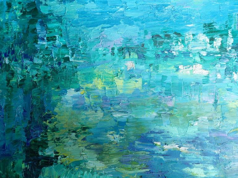 Original Abstract Painting by Corinne Foucouin