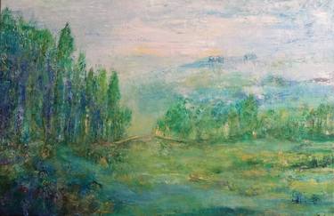 Original Impressionism Landscape Paintings by Corinne Foucouin