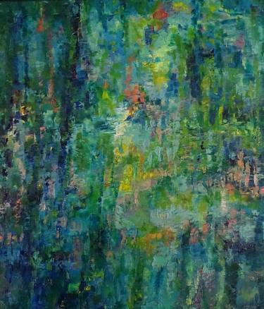 Original Impressionism Nature Paintings by Corinne Foucouin