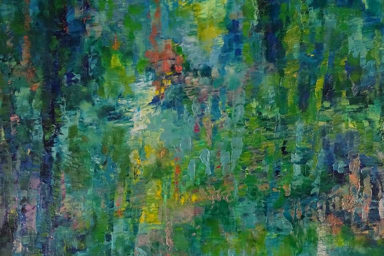 Original Impressionism Nature Painting by Corinne Foucouin