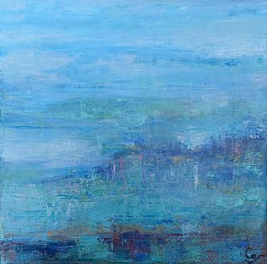 Original Abstract Seascape Paintings by Corinne Foucouin