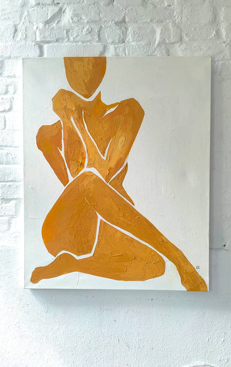 Original Abstract Body Painting by Olga Konopleva