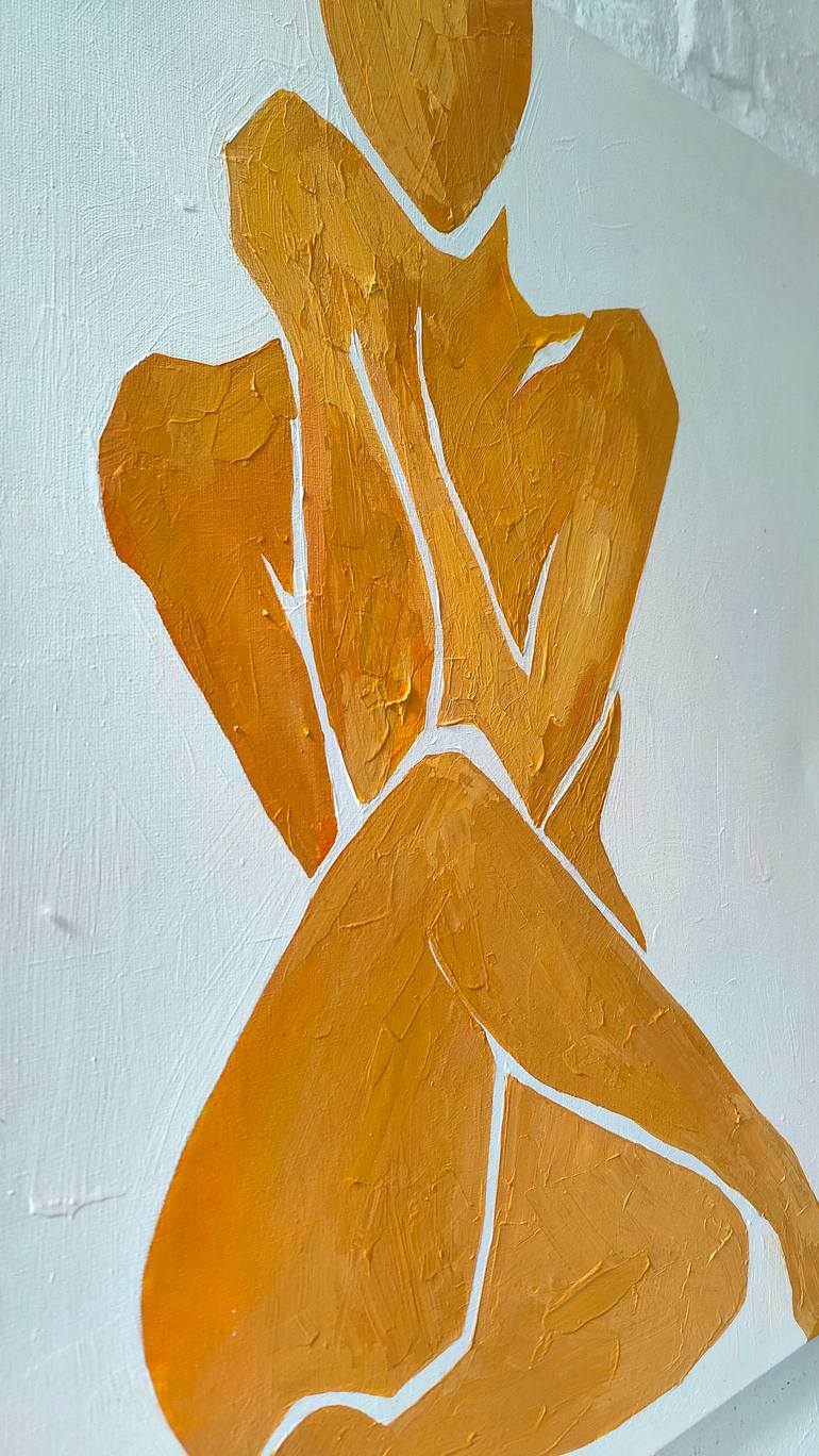 Original Abstract Body Painting by Olga Konopleva