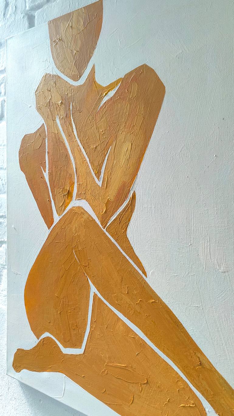 Original Abstract Body Painting by Olga Konopleva