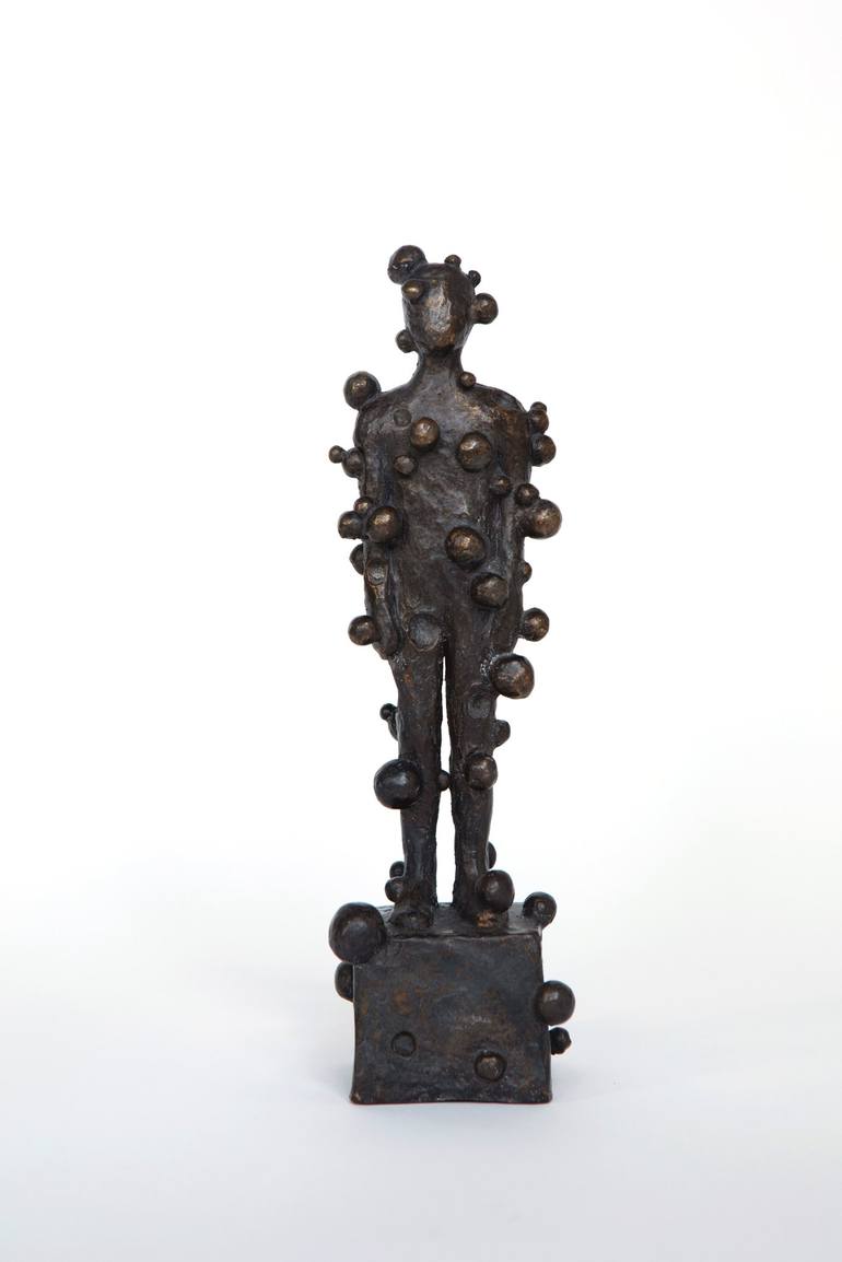 Original Figurative People Sculpture by Fleur van den Berg