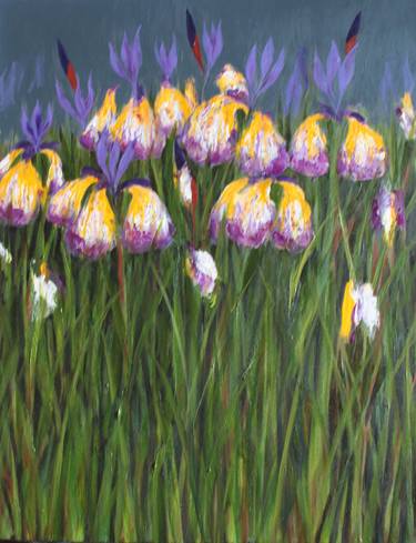 Original Fine Art Floral Paintings by Ericka Kinnear