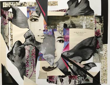 Original Conceptual Abstract Collage by Alison Amos