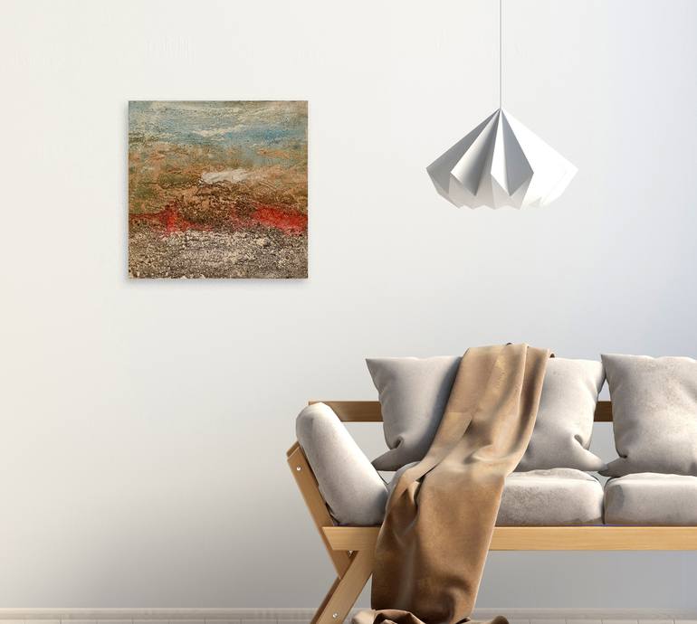 Original Abstract Landscape Painting by Pius Sieber