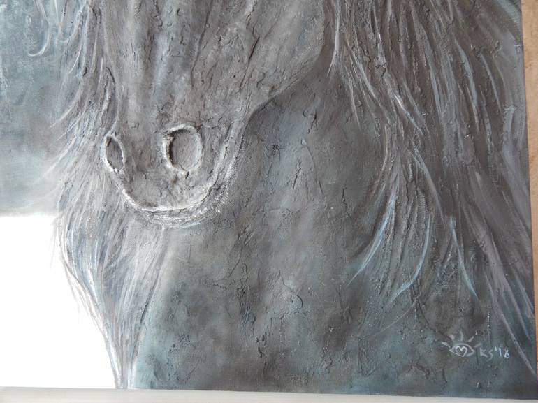 Original Realism Horse Painting by Oksana Cherkashina