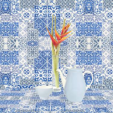 Tiles and teapot Limited edition 2/50 thumb