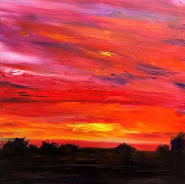 sunset contemporary art