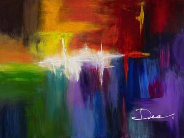 Original Abstract Paintings by Julie Desrochers