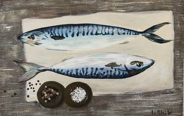 Print of Fish Paintings by Lena Shik
