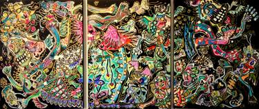 Saatchi Art Artist liz mosa; Paintings, “La Déesse étoilée” #art