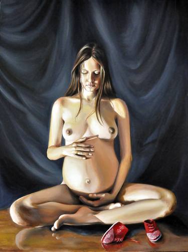 Original Fine Art Nude Paintings by Anna Zigel