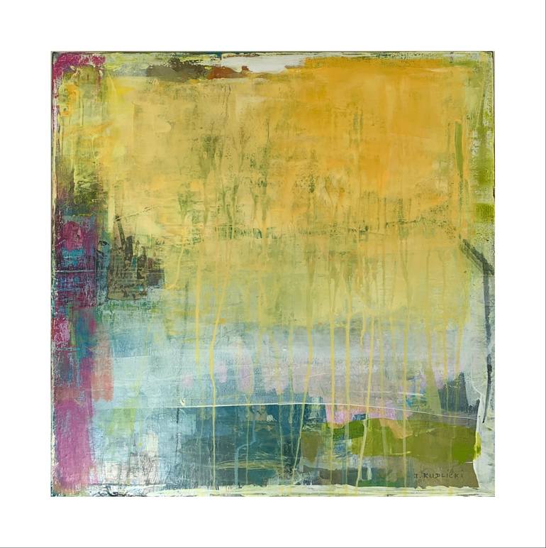 Original Abstract Expressionism Abstract Painting by Irenka Kudlicki
