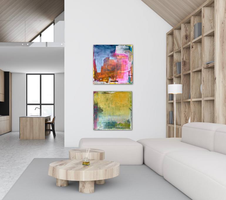 Original Abstract Expressionism Abstract Painting by Irenka Kudlicki