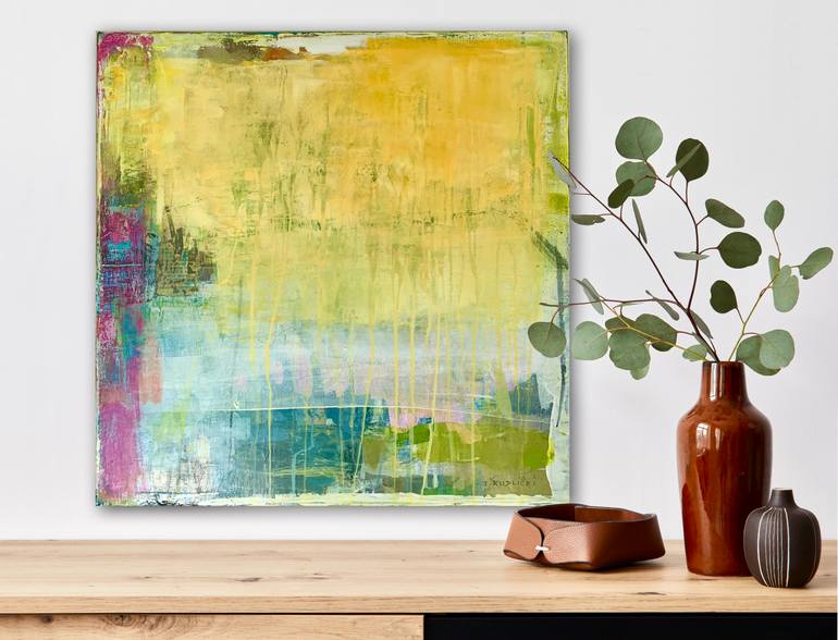 Original Abstract Expressionism Abstract Painting by Irenka Kudlicki