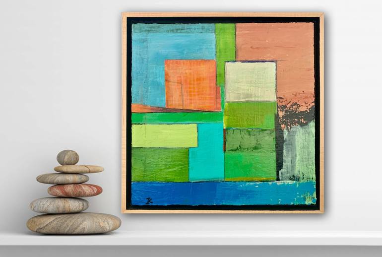 Original Contemporary Abstract Painting by Irenka Kudlicki