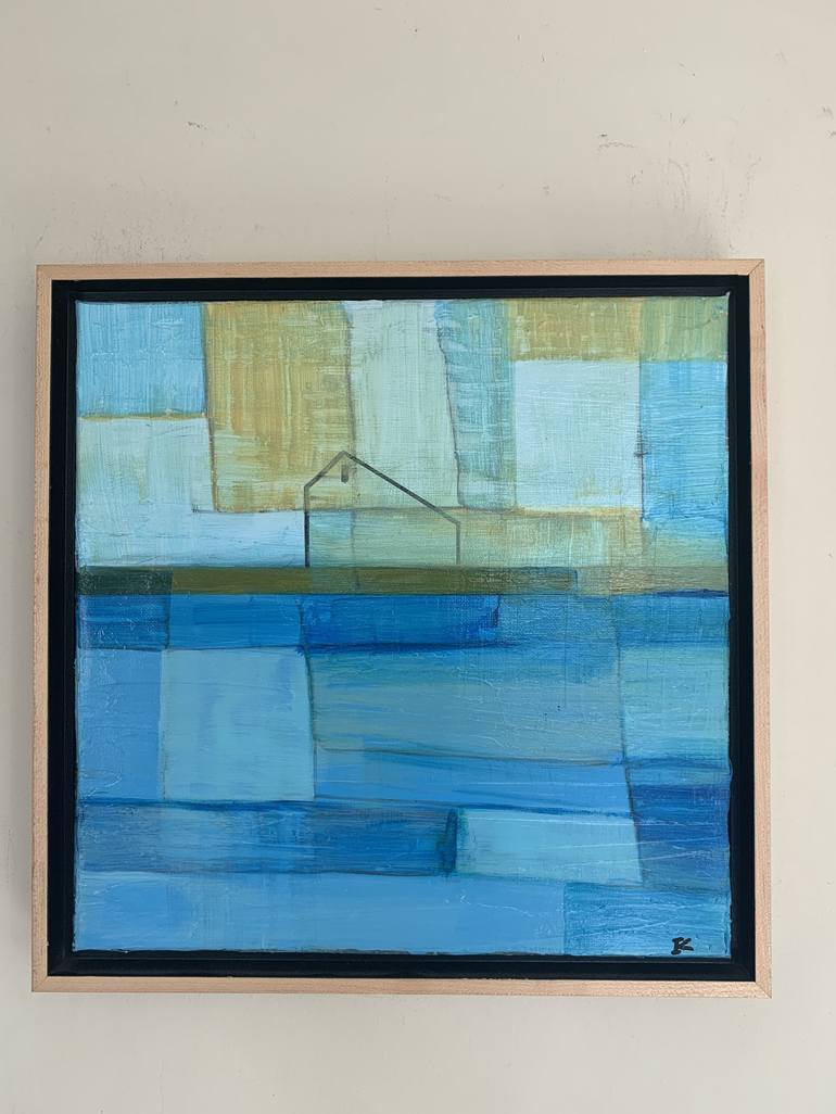 Original Minimalism Abstract Painting by Irenka Kudlicki