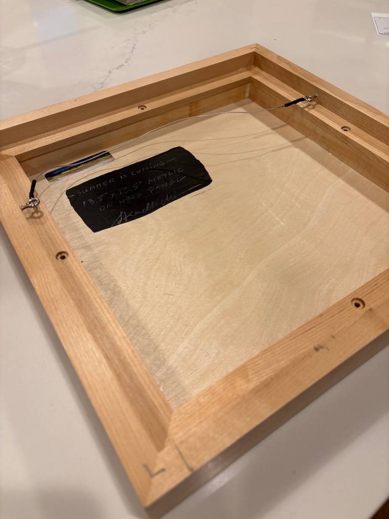 Original Abstract Expressionism Abstract Painting by Irenka Kudlicki