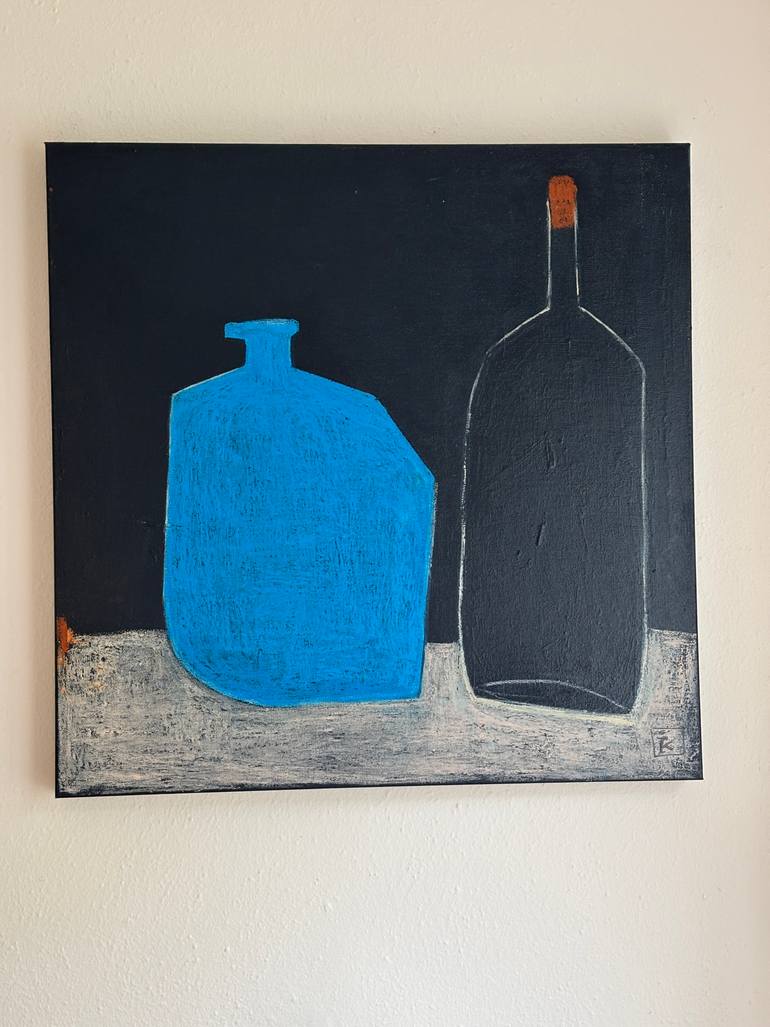 Original Abstract Still Life Painting by Irenka Kudlicki