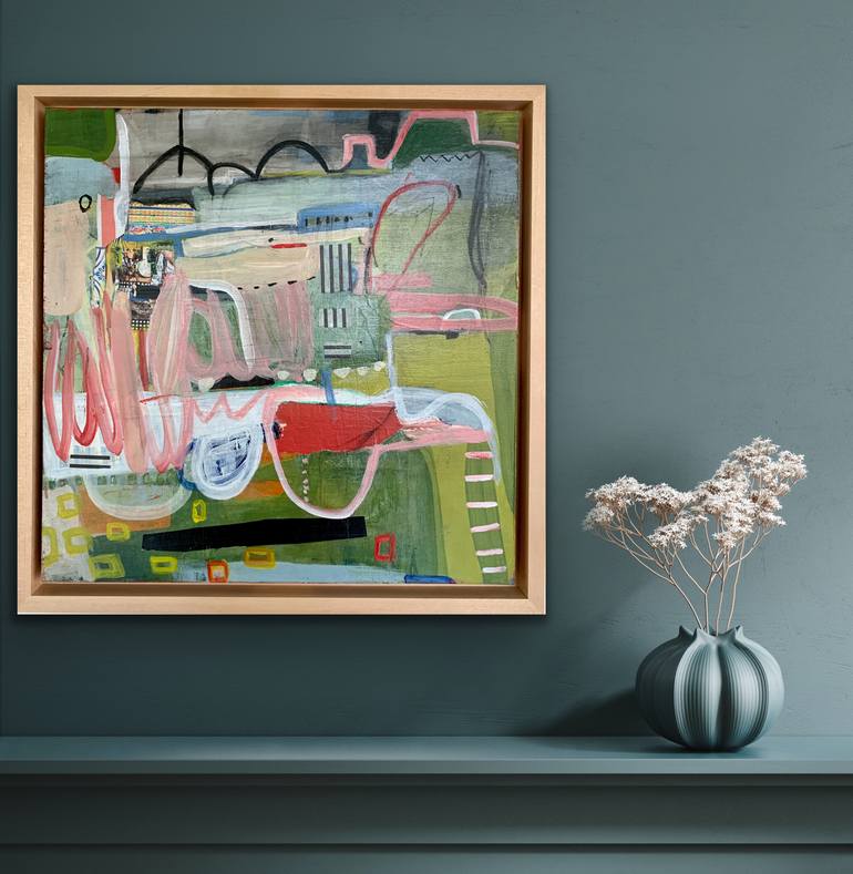 Original Abstract Expressionism Abstract Painting by Irenka Kudlicki